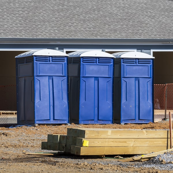 what is the cost difference between standard and deluxe porta potty rentals in Olmstedville NY